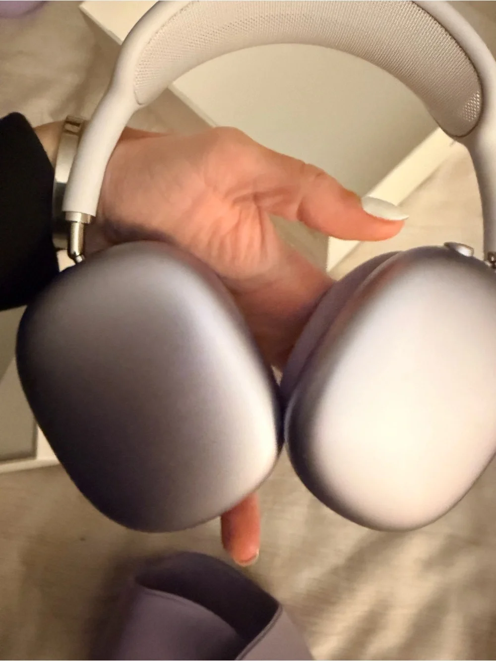 Apple Over-Ear Headphones in Lavender and White